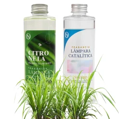 Pack économique Lampe Catalytique Mosaïque Noir + Parfum Citronnelle (200 ml) + Nettoyant Neutre (200 ml) + Mèche de Rechange><noscript><img width=