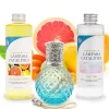 Mamamanuela Pack économique Lampe Catalytique Blue Diamonds + Parfum Winter Citrus (500 ml) + Nettoyant Neutre (200 ml) + Mèche de Rechange* Désodorisant Et Parfum D'Ambiance