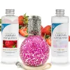 Pack économique Lampe Catalytique Mosaïque Fuchsia + Parfum Wild Strawberry (500 ml) + Nettoyant Neutre (200 ml) + Mèche Rechange>Mamamanuela Online