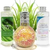 Pack économique Lampe Catalytique Mosaïque Bicolore + Parfum Citronnelle (200 ml) + Nettoyant Neutre (200 ml) + Mèche de Rechange>Mamamanuela Hot