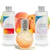 Pack économique Lampe Catalytique Orange Diamonds + Parfum Peach Velvet (200 ml) + Nettoyant Neutre (200 ml) + Mèche de Rechange>Mamamanuela Hot
