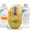 Pack économique Lampe Catalytique Mosaïque Doré + Parfum Waikiki Melon (200 ml) + Nettoyant Neutre (200 ml) + Mèche de Rechange>Mamamanuela Clearance