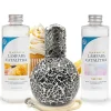 Pack économique Lampe Catalytique Mosaïque Noir + Parfum Lemon Cake (500 ml) + Nettoyant Neutre (200 ml) + Mèche de Rechange>Mamamanuela Clearance