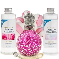 Pack économique Mosaïque Fuchsia + Parfum Lollipop (500 ml) + Nettoyant neutre (200 ml) + Mèche de rechange>Mamamanuela