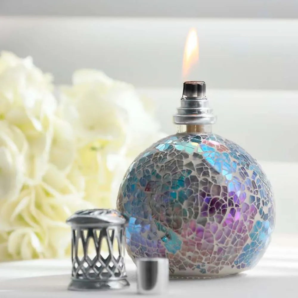 Pack économique 2x grandes mèches de rechange pour lampe catalytique 200 ml. Tête en céramique et cordon 100% coton>Mamamanuela