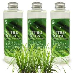 Pack économique 3x Parfum pour lampe catalytique 500 ml : Arôme Citronnelle - Profitez plus longtemps de votre parfum préféré>Mamamanuela New