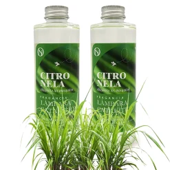 Mamamanuela Pack économique 2x Parfum pour lampe catalytique 500 ml : Arôme Citronelle. Profitez plus longtemps de votre parfum préféré* Désodorisant Et Parfum D'Ambiance