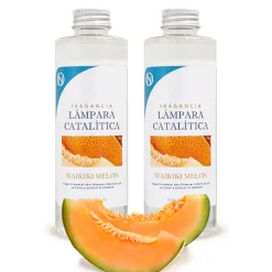 Pack économique 2x Parfum pour lampe catalytique 500 ml : Arôme Waikiki Melon. Profitez plus longtemps de votre parfum préféré>Mamamanuela Hot
