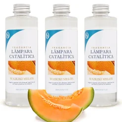 Pack économique 3x Parfum pour lampe catalytique 500 ml : Arôme Waikiki Melon - Profitez plus longtemps de votre parfum préféré>Mamamanuela Outlet