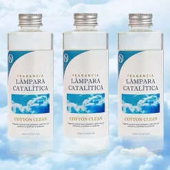 Mamamanuela Pack économique 3x Parfums pour lampe catalytique 200 ml : Arôme Cotton Clean - Profitez plus longtemps de votre parfum préféré* Désodorisant Et Parfum D'Ambiance