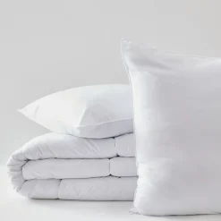 Pack Couette Blanrêve 140 x 200 cm + oreiller 60 x 60 + oreiller 45 x 70 Gamme Microfibre "Douceur" traité Anti Acarien>Blanreve Clearance
