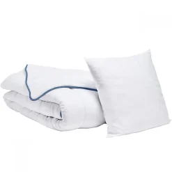 Bleu Calin Pack Couette Tempérée 140x200cm + 1 Oreiller 60x60cm* Couette