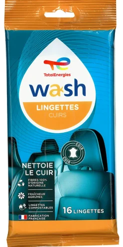 Pack de 12 lingettes cuir s Wash>Total Energie Clearance