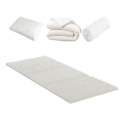 Olympe Literie Pack Douce Nuit Surmatelas + Protège matelas + Couette + Oreiller 90x190/200 cm* Couette