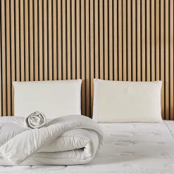 Pack Intuition 90x190 cm Matelas Mousse + Sommier Métal + Accessoires><noscript><img width=