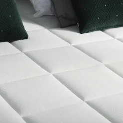 Pack matelas ressort 7 zones sommier oreiller couette 2x80x200><noscript><img width=