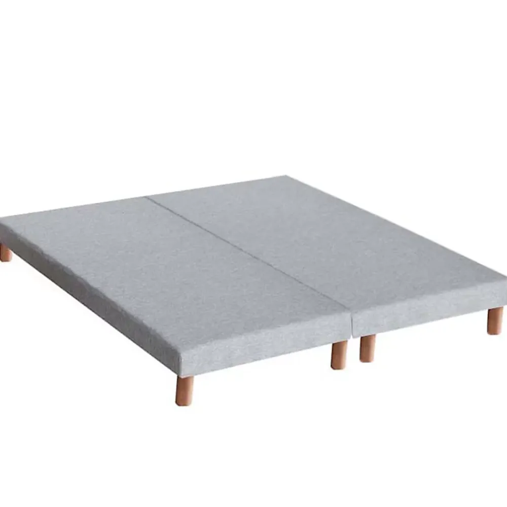 Idliterie Pack matelas ressort et visco et 2 sommiers couette oreiller 160x200* Ensemble Sommier Et Matelas