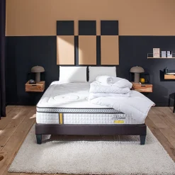 Pack Reina 2.0 180x200 cm Matelas Ressorts + Sommier Bois + Accessoires>Bellecour Clearance