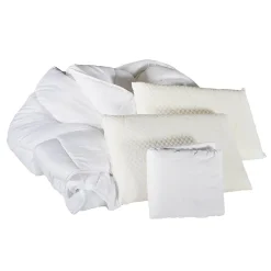 Pack Reina 2.0 180x200 cm Matelas Ressorts + Sommier Bois + Accessoires><noscript><img width=