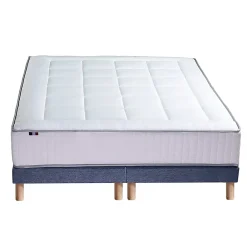 Idliterie Pack ressort 7 zones mémoire forme sommier couette oreiller 180x200* Ensemble Sommier Et Matelas