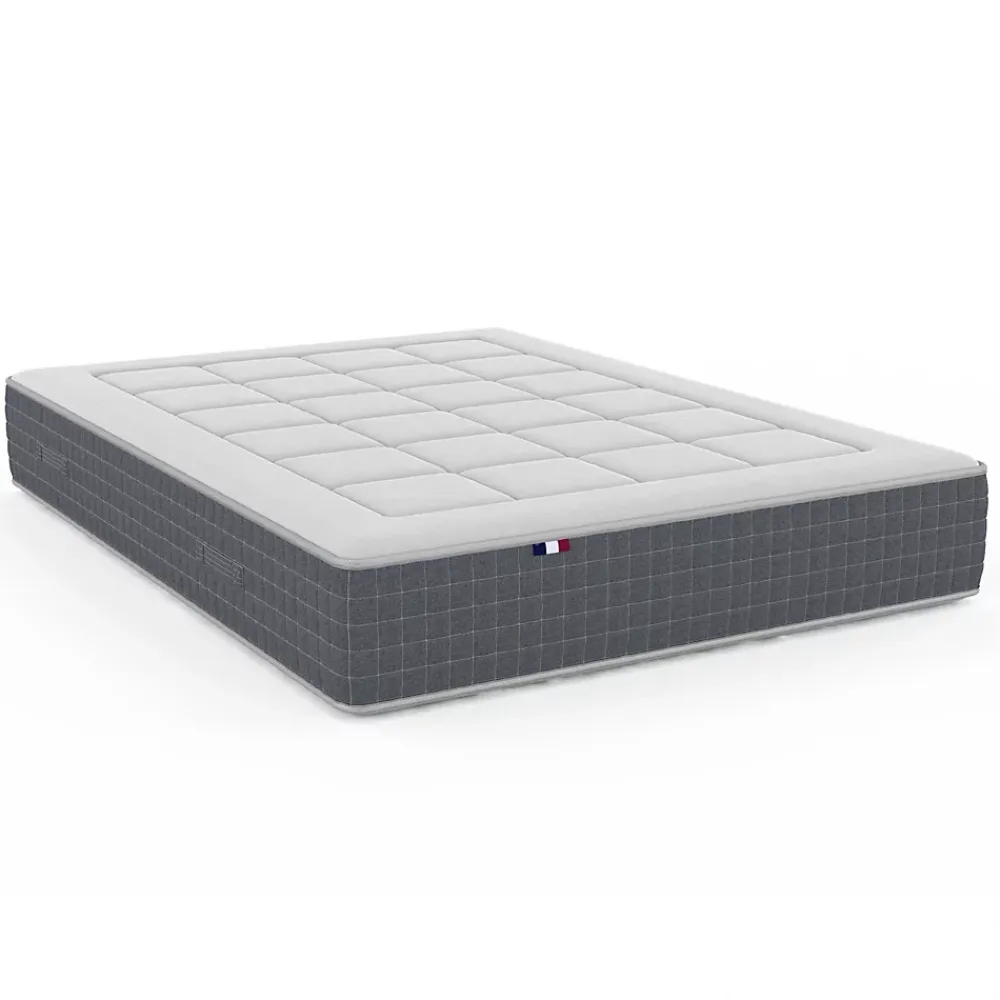 Idliterie Pack ressort 7 zones sommier couette oreiller 140x190* Ensemble Sommier Et Matelas