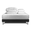 Vitalit Pack sommier kit matelas Mousse polyuréthane à mémoire de forme avec couette et oreillers* Ensemble Sommier Et Matelas