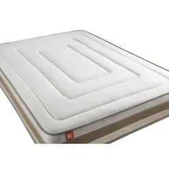 Marmottes & Co Pack sommier kit matelas Ressorts ensachés et mémoire de forme avec couette et oreillers* Ensemble Sommier Et Matelas