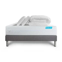Bodycare Pack sommier kit matelas Mémoire de forme avec couette et oreillers* Ensemble Sommier Et Matelas
