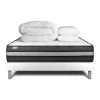 Vitalit Pack sommier kit matelas Mousse polyuréthane à mémoire de forme avec couette et oreillers* Ensemble Sommier Et Matelas