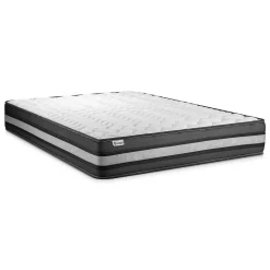 Vitalit Pack sommier kit matelas Mousse polyuréthane à mémoire de forme avec couette et oreillers* Ensemble Sommier Et Matelas