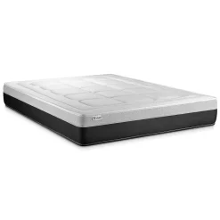 Vitalit Pack sommier kit matelas Ressorts ensachés et mémoire de forme avec couette et oreillers* Ensemble Sommier Et Matelas