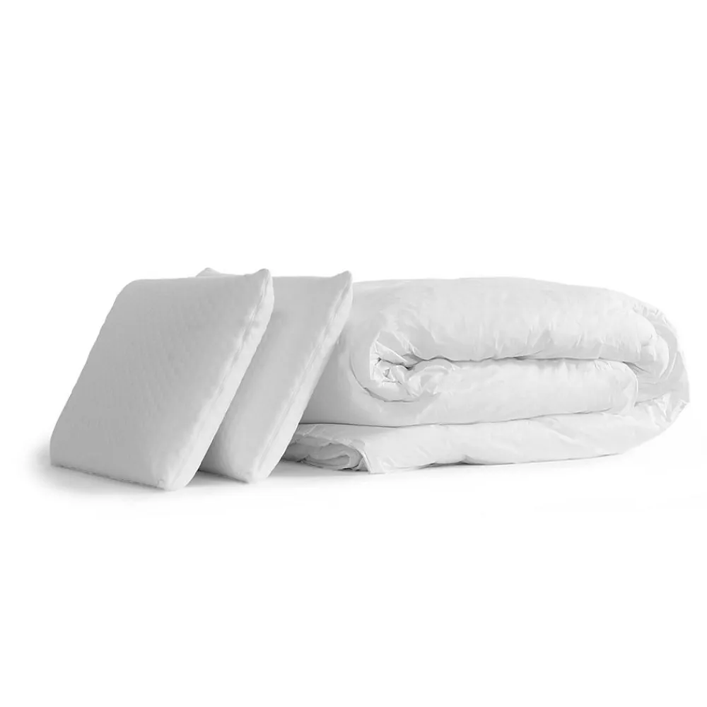 Pack sommier kit matelas Mousse avec couette et oreillers>Somness Clearance