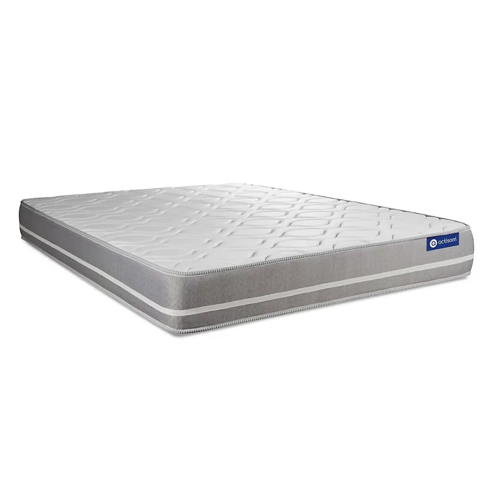 Actisom Pack sommier kit matelas Latex et mémoire de forme avec couette et oreillers* Ensemble Sommier Et Matelas