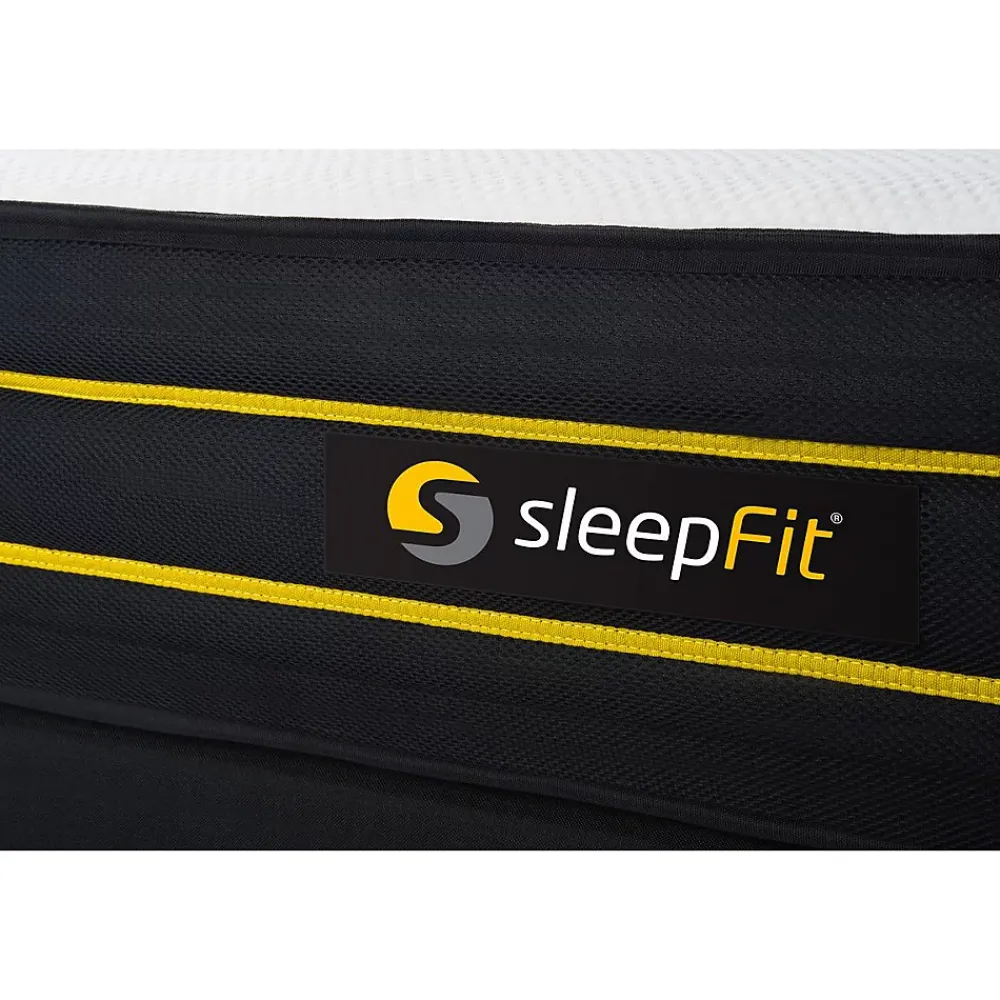 Sleepfit Pack sommier kit matelas Mémoire de forme et micro ressorts ensachés avec couette et oreillers* Ensemble Sommier Et Matelas