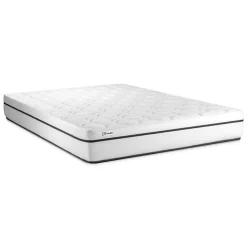 Vitalit Pack sommier kit matelas Mousse polyuréthane à mémoire de forme avec couette et oreillers* Ensemble Sommier Et Matelas