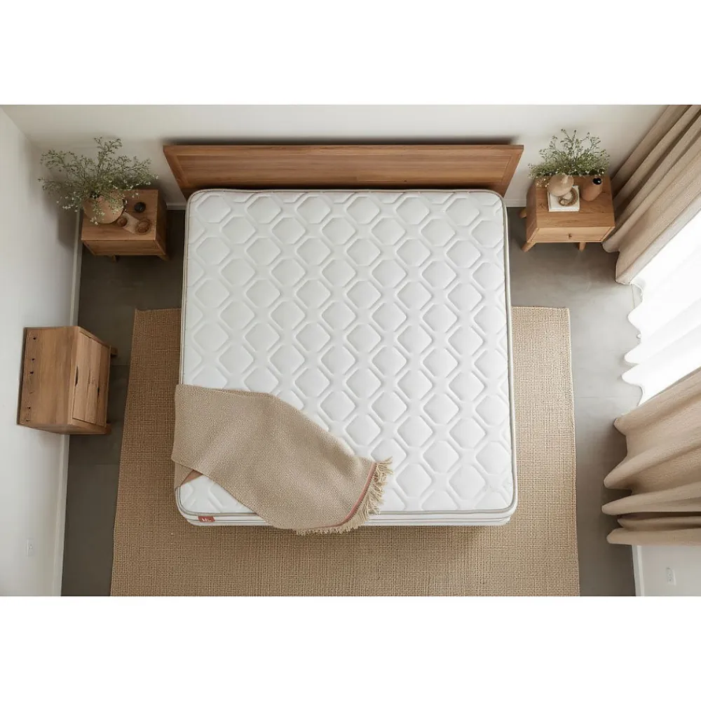 Pack sommier tapissier matelas Mémoire de forme avec couette et oreillers>Marmottes & Co Online