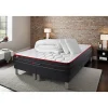 Pack sommier tapissier matelas Ressorts ensachés et mémoire de forme avec couette et oreillers>Somness Outlet