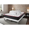 Somness Pack sommier tapissier matelas Ressorts ensachés et mémoire de forme avec couette et oreillers* Ensemble Sommier Et Matelas