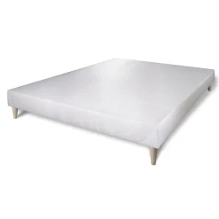 Pack sommier tapissier matelas Ressorts ensachés et mémoire de forme avec couette et oreillers><noscript><img data-lazyloaded=