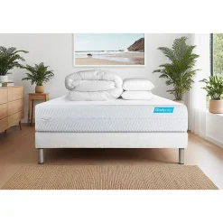Pack sommier tapissier matelas Mémoire de forme avec couette et oreillers>Bodycare Clearance