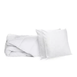 Pack Été Couette légère 220x240cm + 2 Oreillers 60x60cm ANTI-TRANSPIRATION TOPCOOL>Bleu Calin