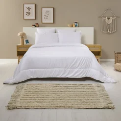 Pack Été Couette légère 220x240cm + 2 Oreillers 60x60cm ANTI-TRANSPIRATION TOPCOOL>Bleu Calin