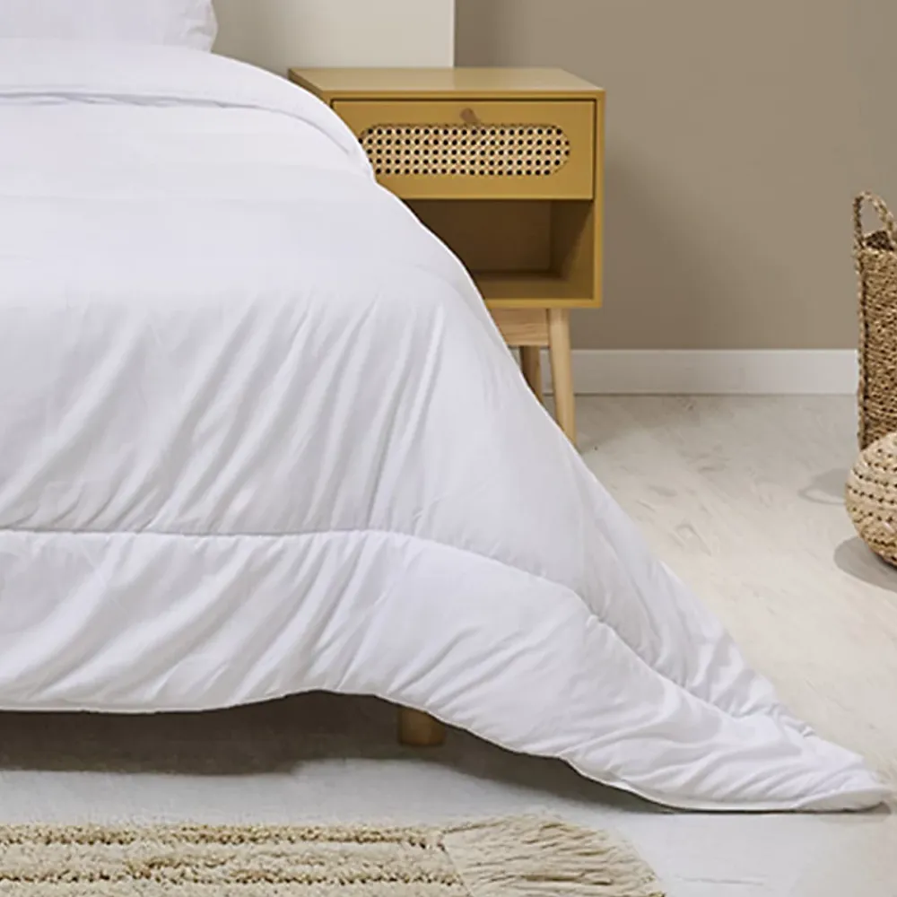 Bleu Calin Pack Été Couette légère 240x260cm + 2 Oreillers 60x60cm ANTI-TRANSPIRATION TOPCOOL* Couette