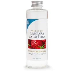 Mamamanuela Parfum Wild Strawberry pour lampe catalytique (200 ml) - Élimine les mauvaises odeurs, parfume et nettoie l'environnement* Désodorisant Et Parfum D'Ambiance