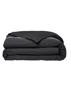 Todays Tools Parrure de lit TODAY Prestige - 220 x 240 cm - 2 personnes - 100% Percale Finition dentelle - Fusain* Parure De Lit