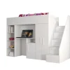 Abiks Meble PARTY 14 Lit superposé 247/165/120 (blanc)*Enfant Lit Enfant