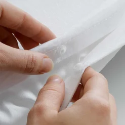 PARURE 3 P. 240 x 220 CM PERCALE IMP. 78 FILS ALLOVER BELOR - 220x240cm - Vert kaki><noscript><img width=