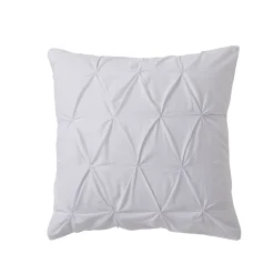 Parure 3 Pièces Heloise 100% Coton (260x240 cm - Blanc)><noscript><img width=