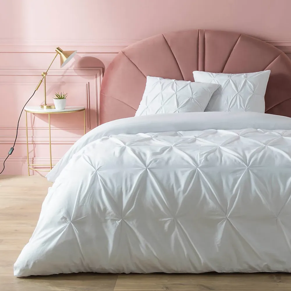 Douceur D'Intérieur Parure 3 Pièces Heloise 100% Coton (240x220 cm - Blanc)* Parure De Lit