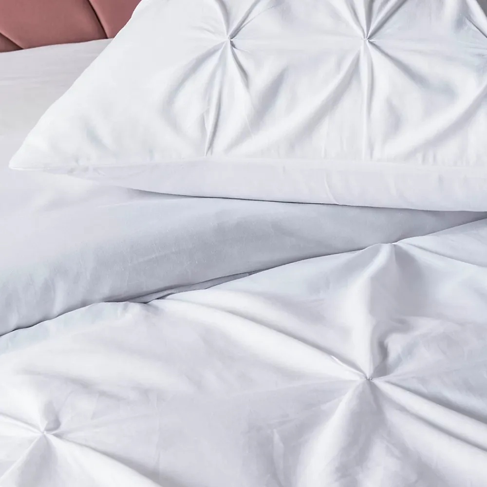 Douceur D'Intérieur Parure 3 Pièces Heloise 100% Coton (240x220 cm - Blanc)* Parure De Lit